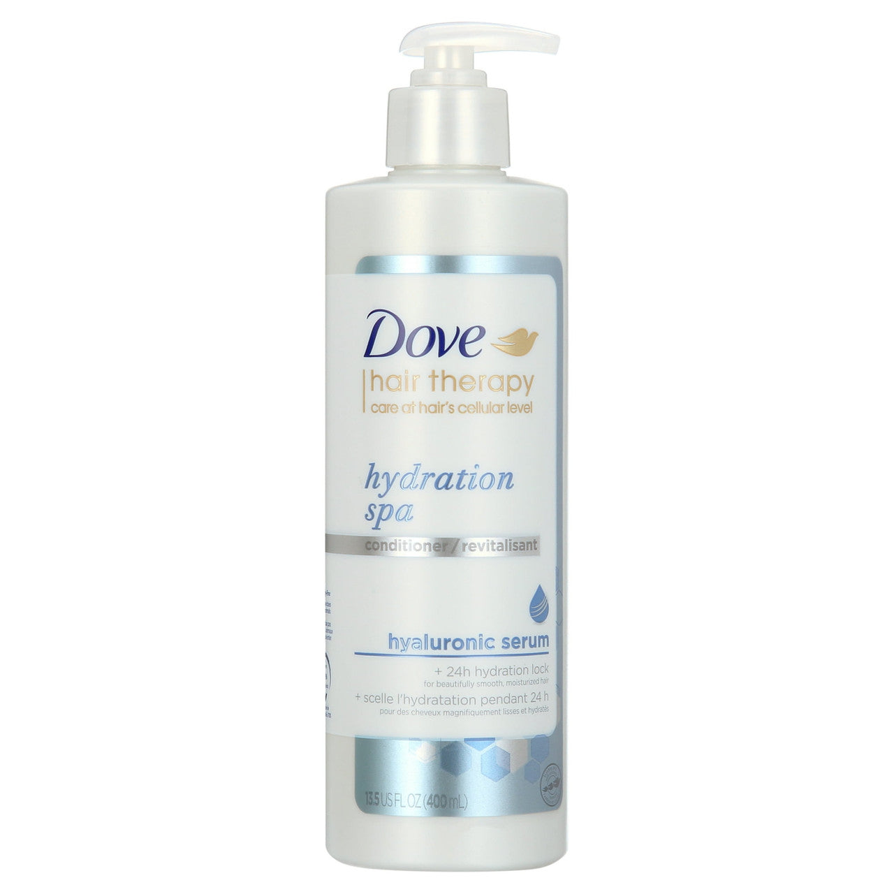 Dove Hair Therapy Hydration Spa Hair Conditioner with Hyaluronic Serum, 13.5 Oz